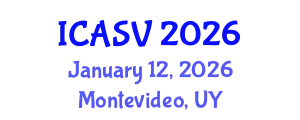 International Conference on Animal Sciences and Veterinary (ICASV) January 12, 2026 - Montevideo, Uruguay