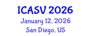 International Conference on Animal Sciences and Veterinary (ICASV) January 12, 2026 - San Diego, United States