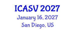 International Conference on Animal Sciences and Veterinary (ICASV) January 16, 2027 - San Diego, United States