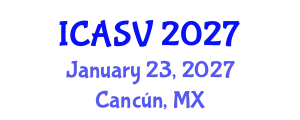 International Conference on Animal Sciences and Veterinary (ICASV) January 23, 2027 - Cancún, Mexico