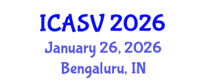 International Conference on Animal Sciences and Veterinary (ICASV) January 26, 2026 - Bengaluru, India
