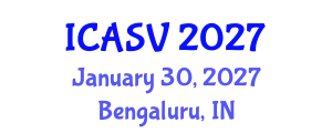 International Conference on Animal Sciences and Veterinary (ICASV) January 30, 2027 - Bengaluru, India