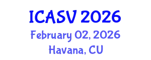 International Conference on Animal Sciences and Veterinary (ICASV) February 02, 2026 - Havana, Cuba
