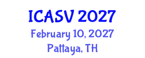 International Conference on Animal Sciences and Veterinary (ICASV) February 10, 2027 - Pattaya, Thailand