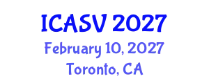 International Conference on Animal Sciences and Veterinary (ICASV) February 10, 2027 - Toronto, Canada