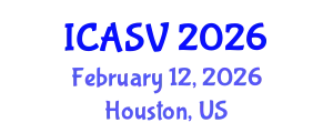 International Conference on Animal Sciences and Veterinary (ICASV) February 12, 2026 - Houston, United States