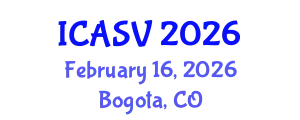 International Conference on Animal Sciences and Veterinary (ICASV) February 16, 2026 - Bogota, Colombia
