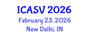 International Conference on Animal Sciences and Veterinary (ICASV) February 23, 2026 - New Delhi, India