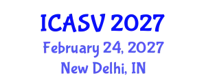 International Conference on Animal Sciences and Veterinary (ICASV) February 24, 2027 - New Delhi, India