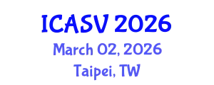International Conference on Animal Sciences and Veterinary (ICASV) March 02, 2026 - Taipei, Taiwan