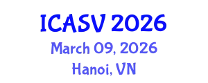 International Conference on Animal Sciences and Veterinary (ICASV) March 09, 2026 - Hanoi, Vietnam