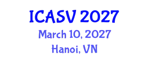 International Conference on Animal Sciences and Veterinary (ICASV) March 10, 2027 - Hanoi, Vietnam