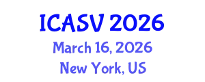 International Conference on Animal Sciences and Veterinary (ICASV) March 16, 2026 - New York, United States