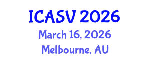 International Conference on Animal Sciences and Veterinary (ICASV) March 16, 2026 - Melbourne, Australia