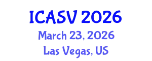 International Conference on Animal Sciences and Veterinary (ICASV) March 23, 2026 - Las Vegas, United States