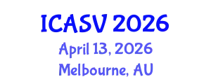 International Conference on Animal Sciences and Veterinary (ICASV) April 13, 2026 - Melbourne, Australia