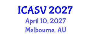 International Conference on Animal Sciences and Veterinary (ICASV) April 10, 2027 - Melbourne, Australia