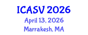 International Conference on Animal Sciences and Veterinary (ICASV) April 13, 2026 - Marrakesh, Morocco
