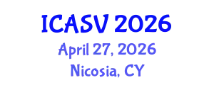 International Conference on Animal Sciences and Veterinary (ICASV) April 27, 2026 - Nicosia, Cyprus
