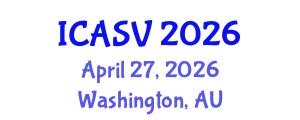 International Conference on Animal Sciences and Veterinary (ICASV) April 27, 2026 - Washington, Australia