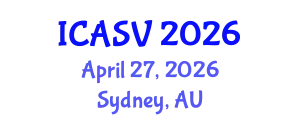 International Conference on Animal Sciences and Veterinary (ICASV) April 27, 2026 - Sydney, Australia