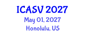 International Conference on Animal Sciences and Veterinary (ICASV) May 01, 2027 - Honolulu, United States