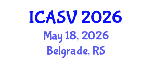 International Conference on Animal Sciences and Veterinary (ICASV) May 18, 2026 - Belgrade, Serbia
