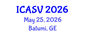 International Conference on Animal Sciences and Veterinary (ICASV) May 25, 2026 - Batumi, Georgia