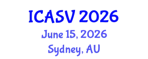 International Conference on Animal Sciences and Veterinary (ICASV) June 15, 2026 - Sydney, Australia
