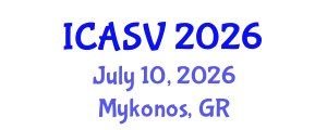 International Conference on Animal Sciences and Veterinary (ICASV) July 10, 2026 - Mykonos, Greece