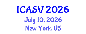 International Conference on Animal Sciences and Veterinary (ICASV) July 10, 2026 - New York, United States