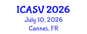 International Conference on Animal Sciences and Veterinary (ICASV) July 10, 2026 - Cannes, France