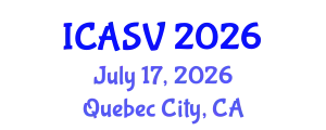 International Conference on Animal Sciences and Veterinary (ICASV) July 17, 2026 - Quebec City, Canada