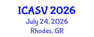 International Conference on Animal Sciences and Veterinary (ICASV) July 24, 2026 - Rhodes, Greece