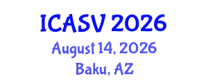 International Conference on Animal Sciences and Veterinary (ICASV) August 14, 2026 - Baku, Azerbaijan