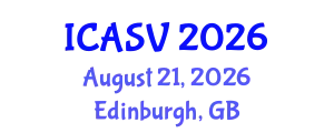 International Conference on Animal Sciences and Veterinary (ICASV) August 21, 2026 - Edinburgh, United Kingdom