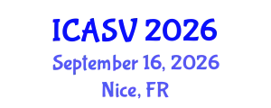International Conference on Animal Sciences and Veterinary (ICASV) September 16, 2026 - Nice, France