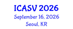 International Conference on Animal Sciences and Veterinary (ICASV) September 16, 2026 - Seoul, Republic of Korea