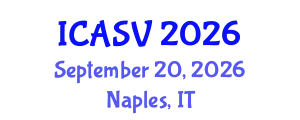 International Conference on Animal Sciences and Veterinary (ICASV) September 20, 2026 - Naples, Italy