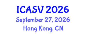 International Conference on Animal Sciences and Veterinary (ICASV) September 27, 2026 - Hong Kong, China