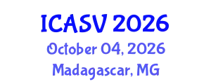 International Conference on Animal Sciences and Veterinary (ICASV) October 04, 2026 - Madagascar, Madagascar