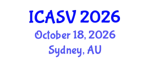 International Conference on Animal Sciences and Veterinary (ICASV) October 18, 2026 - Sydney, Australia