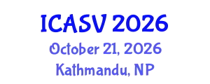 International Conference on Animal Sciences and Veterinary (ICASV) October 21, 2026 - Kathmandu, Nepal
