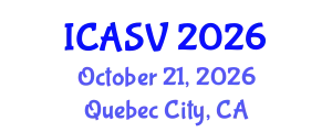International Conference on Animal Sciences and Veterinary (ICASV) October 21, 2026 - Quebec City, Canada