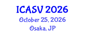 International Conference on Animal Sciences and Veterinary (ICASV) October 25, 2026 - Osaka, Japan