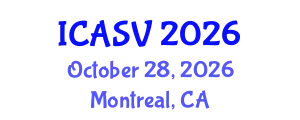 International Conference on Animal Sciences and Veterinary (ICASV) October 28, 2026 - Montreal, Canada