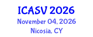 International Conference on Animal Sciences and Veterinary (ICASV) November 04, 2026 - Nicosia, Cyprus