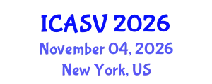 International Conference on Animal Sciences and Veterinary (ICASV) November 04, 2026 - New York, United States