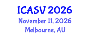 International Conference on Animal Sciences and Veterinary (ICASV) November 11, 2026 - Melbourne, Australia