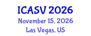 International Conference on Animal Sciences and Veterinary (ICASV) November 15, 2026 - Las Vegas, United States
